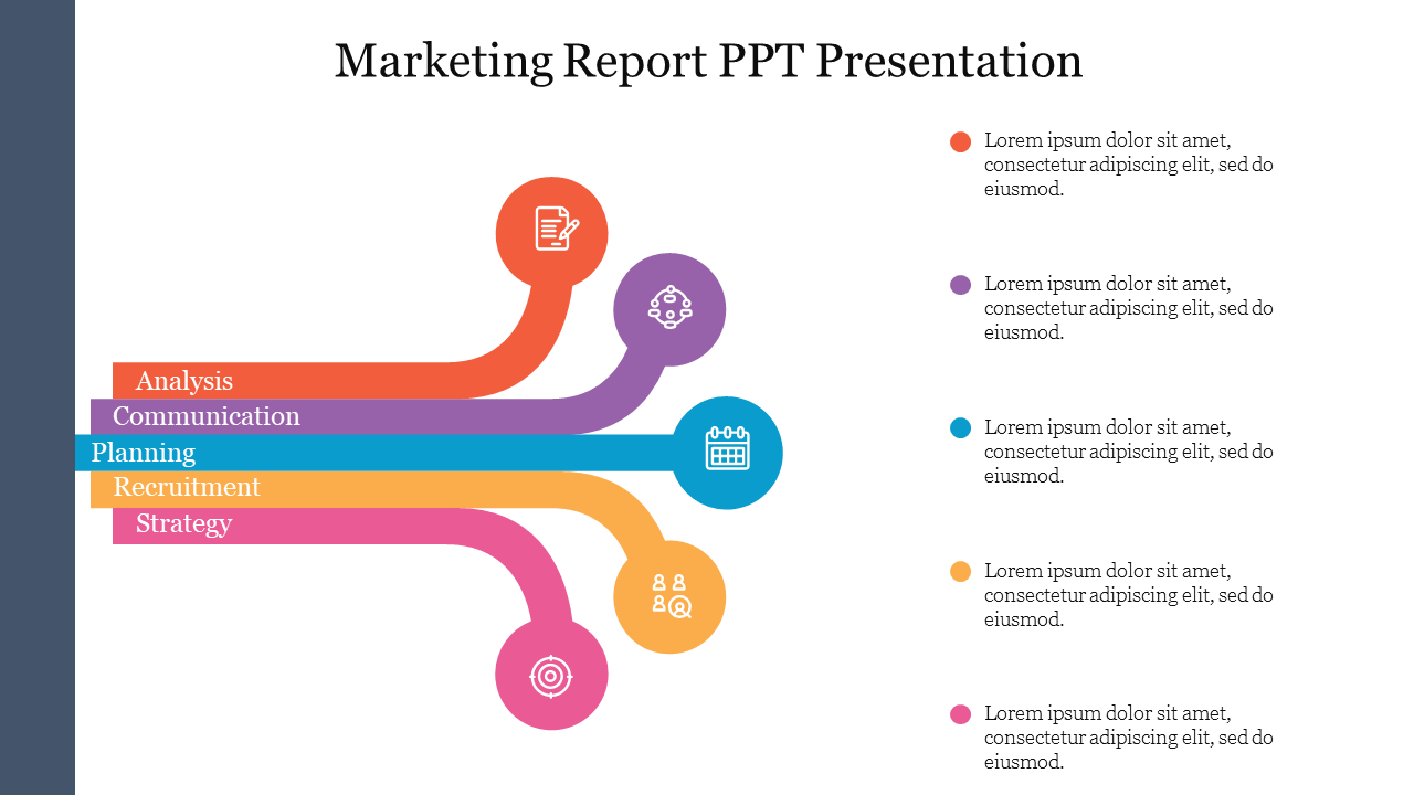 Marketing Report PPT Presentation Template & Google Slides
